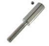 -Hex spacer m-f 8-32 x 3/4 inch 1/4" hex