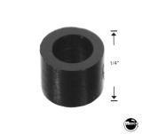 Playfield Parts-Spacer - plastic 1/4 inch black