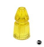 Posts/ Spacers/Standoffs - Plastic-Post #8 x 1-3/16 inch star yellow transparent