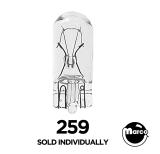 -Lamp #259 Miniature Glass Wedge base