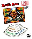 LED Lamp Kits-DEVILS DARE (Gottlieb) LED kit