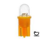 -LED lamp #555 base orange frosted
