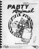 -PARTY ANIMAL (Bally) Manual & schematic
