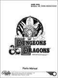 -DUNGEONS & DRAGONS (Bally) Manual parts