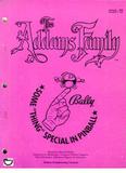 -ADDAMS FAMILY (Bally) Manual