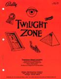 -TWILIGHT ZONE (Bally) Manual Reprint