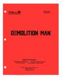 -DEMOLITION MAN (Williams) Manual