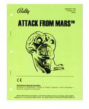 ATTACK FROM MARS (Bally) Manual - Reprint