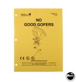 -NO GOOD GOFERS (Williams) Manual - Original
