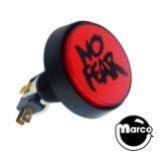 -Pushbutton 2 inch red 'No Fear'