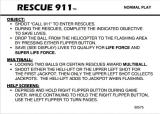 -RESCUE 911 (Gottlieb) Score cards (4)