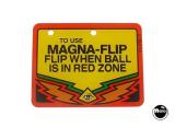 -TWILIGHT ZONE (Bally) Plastic Magnaflip
