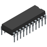 -IC - 22 pin DIP CMOS RAM PCD5101P