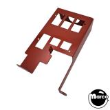 Other Playfield Parts-GHOSTBUSTERS (Stern) firehouse red front metal bracket