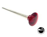 -Ball shooter rod 7-3/4 inch red transparent