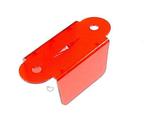 -Lane guide 2-1/8 inch red trans double