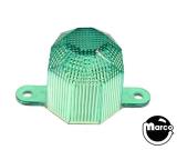 Dome - octagonal green lamp cover