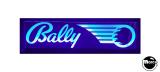 -Bally logo backbox pinball topper