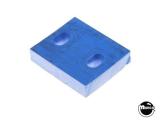 Misc Rubber / Plastic-Rubber bumper pad blue 1 x 1.1 inch
