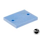 -Rubber - blue pad .88 x 1.13 x .13 inch