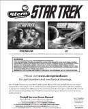 Manuals - Sq-Sz-STAR TREK PREMIUM/LE (Stern) Manual