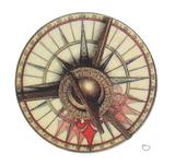 -PIRATES CARIBBEAN (Stern) Compass decal