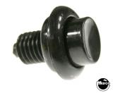 -Pushbutton 1-1/8 inch black no spring