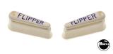 Flipper Kits and Components-Flipper bat set - EM round top white/blue hole