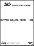 -Bally 1987 Service Bulletins