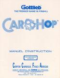 Manuals - C-CAR HOP (Gottlieb) Manual FRENCH
