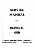 -DELUXE CARNIVAL GUN (United) Manual & Schematic