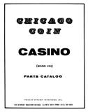 -CASINO (Chicago Coin) Manual & Schematic