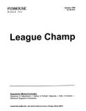 -LEAGUE CHAMP Shuffle (Funhouse) Manual