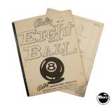 -EIGHT BALL (Bally 1977) Manual/Schematic Orig.