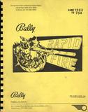 -RAPID FIRE (Bally) Manual & schematic