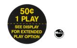 -Apron decal Gottlieb System 3 extended
