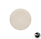 Lamp Covers / Domes / Inserts-Playfield insert 1-3/16 inch round white starburst