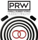 Rubber Kits - L-LED ZEPPELIN PRO (Stern) Rubber kit BLACK