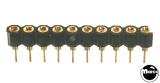 -SIP socket (single inline pin) 10-Pin