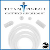 -BLACK KNIGHT 1980 (Williams) Titan™ Silicone Ring Kit CLEAR