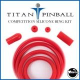 -HIGH ROLLER CASINO (Stern) Titan™ Silicone Ring Kit RED
