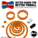 Super-Bands-CYBERNAUT (Bally) Polyurethane Ring Kit ORANGE